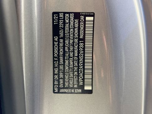 Certified 2022 Porsche 911 GT3 image 20