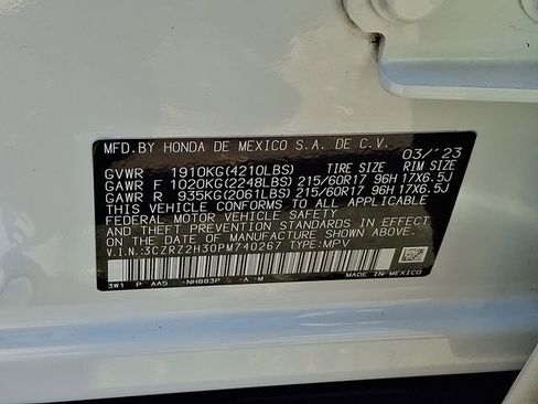 Used 2023 Honda HR-V LX image 27