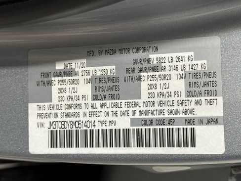 Used 2021 MAZDA CX-9 Grand Touring image 43