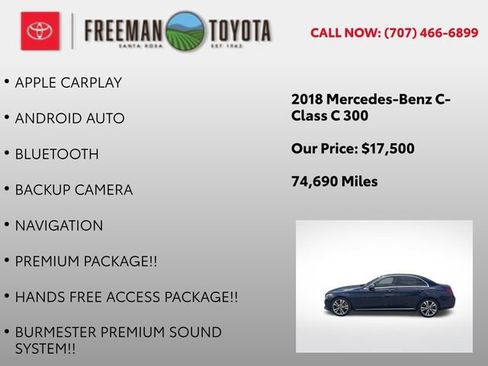 Used 2018 Mercedes-Benz C 300 Sedan image 9
