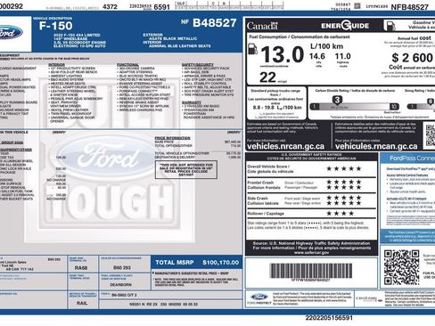 Used 2022 Ford F150 Limited AWD/4WD image 6