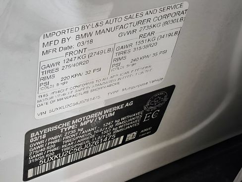 Used 2018 BMW X6 xDrive35i AWD/4WD image 14