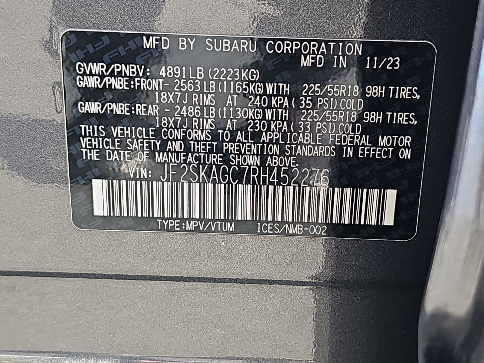 Certified 2024 Subaru Forester Sport AWD/4WD image 39