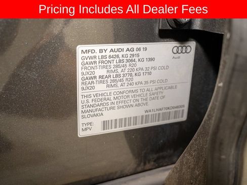 Used 2019 Audi Q7 2.0T Premium Plus w/ Premium Plus Package AWD/4WD image 23