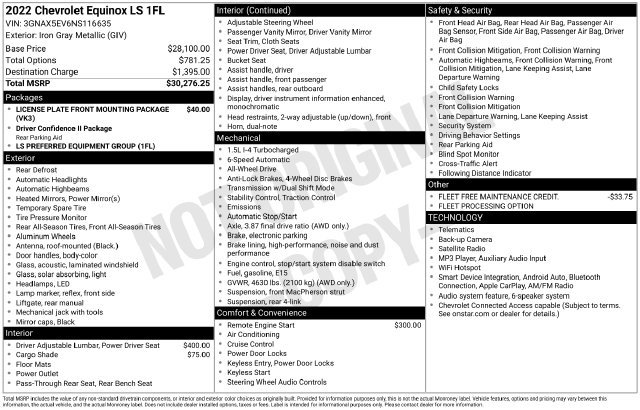 Certified 2022 Chevrolet Equinox LS AWD/4WD image 4