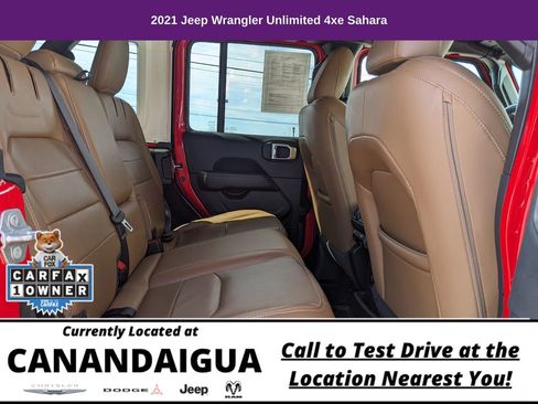 Used 2021 Jeep Wrangler Unlimited Sahara w/ Cold Weather Group AWD/4WD image 12