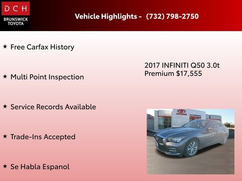 Used 2017 INFINITI Q50 Premium image 4