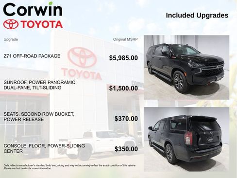 Used 2022 Chevrolet Suburban Z71 w/ Z71 Off-Road Package image 4