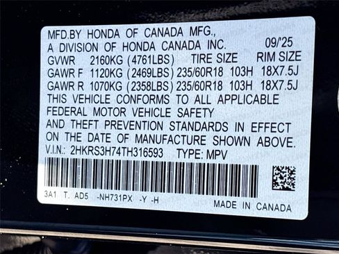 Certified 2026 Honda CR-V EX-L image 36