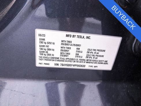 Used 2023 Tesla Model Y Performance AWD/4WD image 34