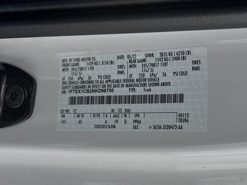 Used 2022 Ford F150 XL w/ Equipment Group 101A High RWD image 37