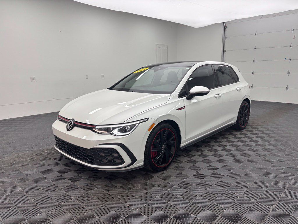 Used 2022 Volkswagen GTI SE w/ Black Wheel Package FWD image 2
