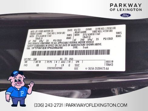 Used 2023 Ford F150 XLT w/ Equipment Group 302A High AWD/4WD image 36