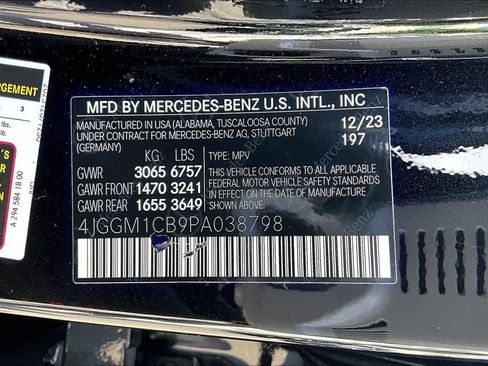 Certified 2023 Mercedes-Benz EQE 350+ 4MATIC SUV image 33