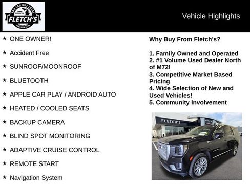 Used 2023 GMC Yukon Denali w/ Advanced Technology Package AWD/4WD image 2