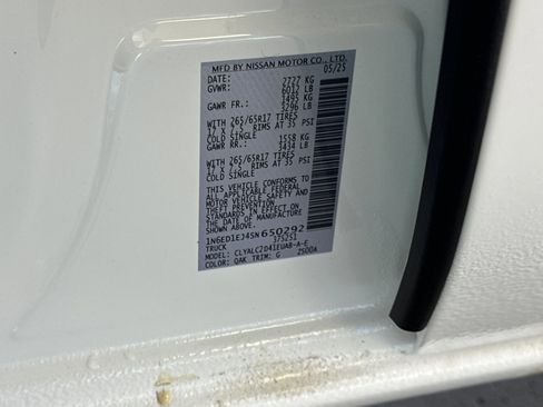 New 2025 Nissan Frontier SV w/ SV Convenience Package image 26