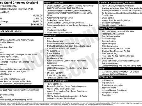 Used 2017 Jeep Grand Cherokee Overland image 14