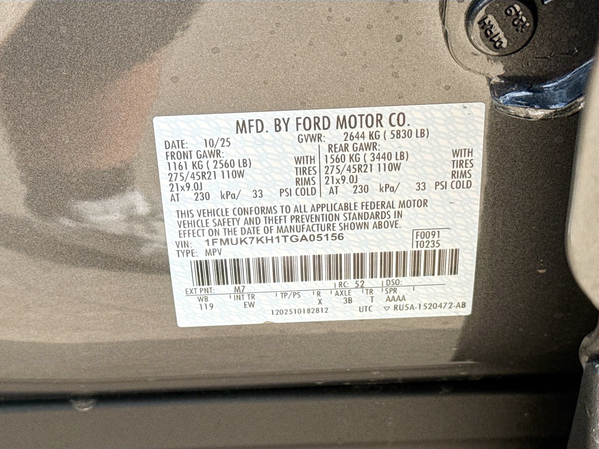 New 2026 Ford Explorer ST-Line w/ ST-Line Street Pack RWD image 42