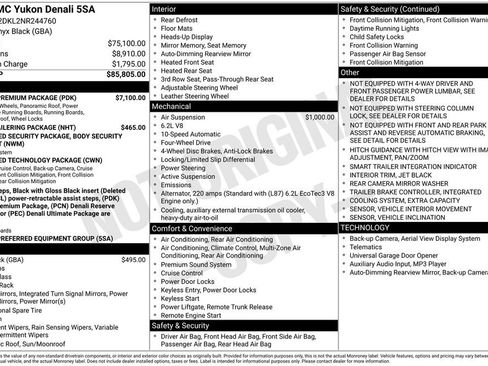 Used 2022 GMC Yukon Denali w/ Denali Premium Package image 5