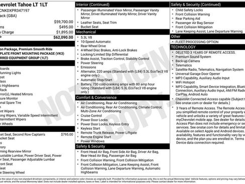 Used 2023 Chevrolet Tahoe LT RWD image 7