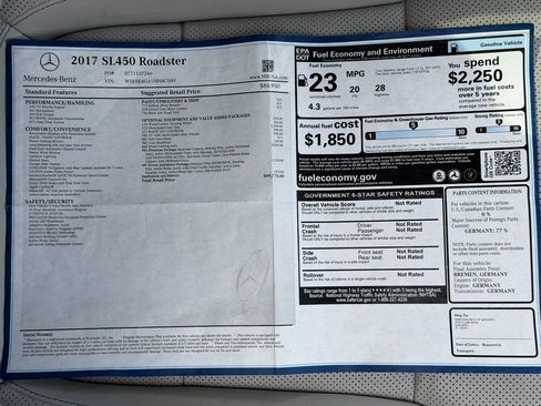 Used 2017 Mercedes-Benz SL 450 image 37