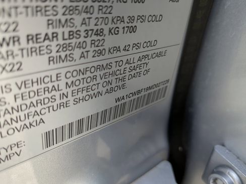 Certified 2021 Audi SQ8 Prestige image 32