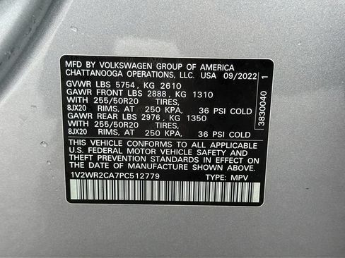 Certified 2023 Volkswagen Atlas SE FWD image 27