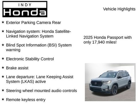 Used 2025 Honda Passport Black Edition image 7