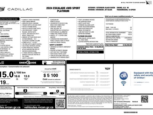 Used 2024 Cadillac Escalade Sport Platinum AWD/4WD image 5