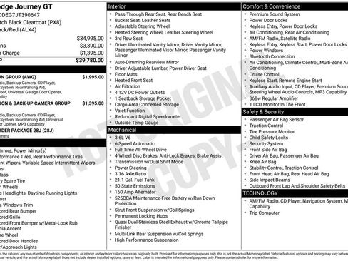 Used 2018 Dodge Journey GT w/ Nav & Sun Group image 2