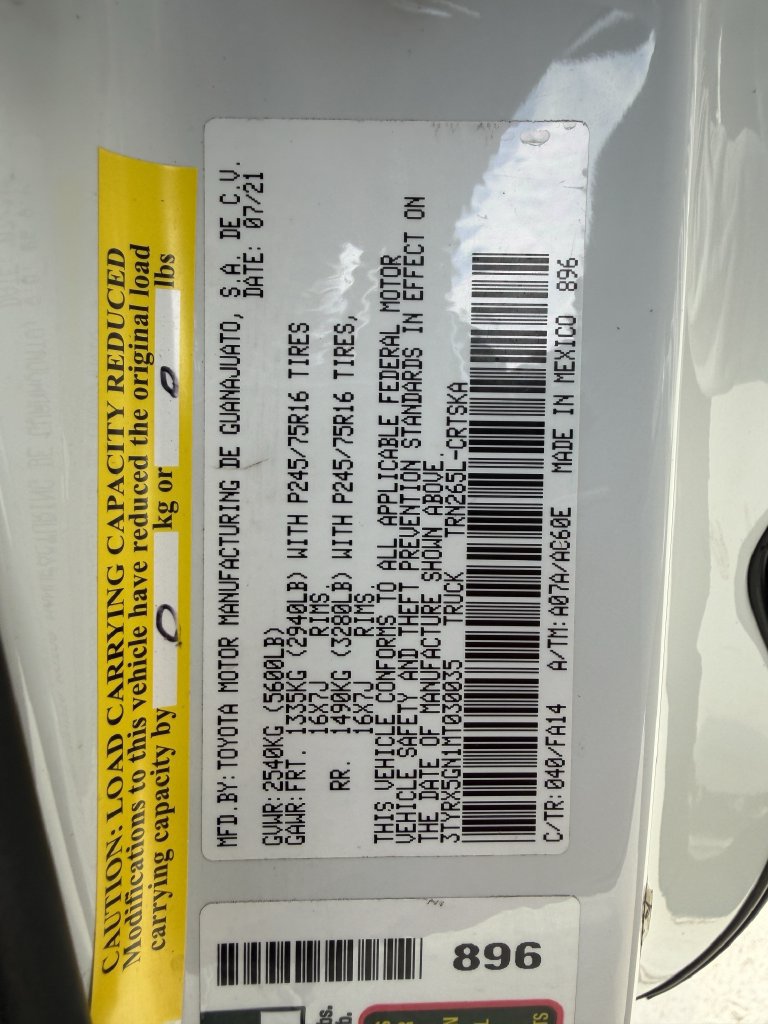 Used 2021 Toyota Tacoma SR RWD image 26