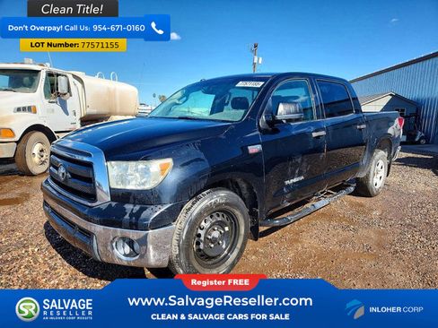 Used 2013 Toyota Tundra 4x4 CrewMax w/ Tow Pkg image 1