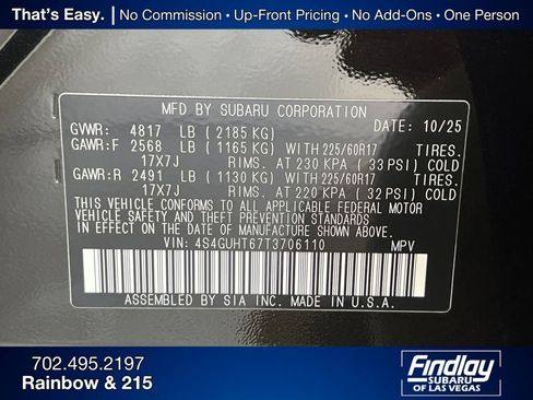 New 2026 Subaru Crosstrek 2.5i Wilderness image 33