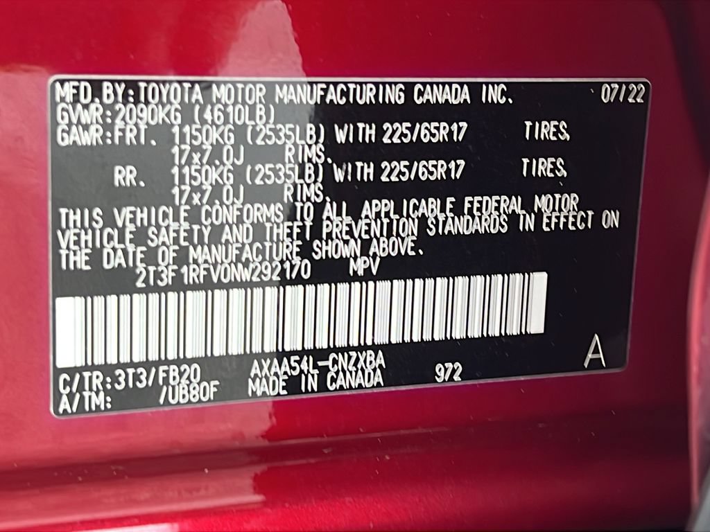 Used 2022 Toyota RAV4 LE AWD/4WD image 23