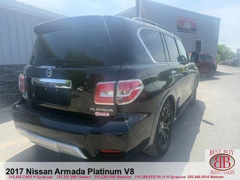 Used 2017 Nissan Armada Platinum w/ Captain Seat Package AWD/4WD image 3