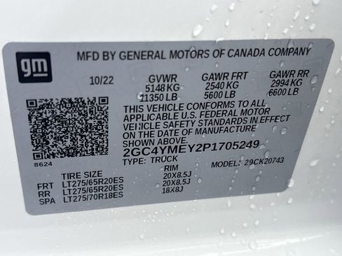 Certified 2023 Chevrolet Silverado 2500 Custom w/ Custom Value Package image 34