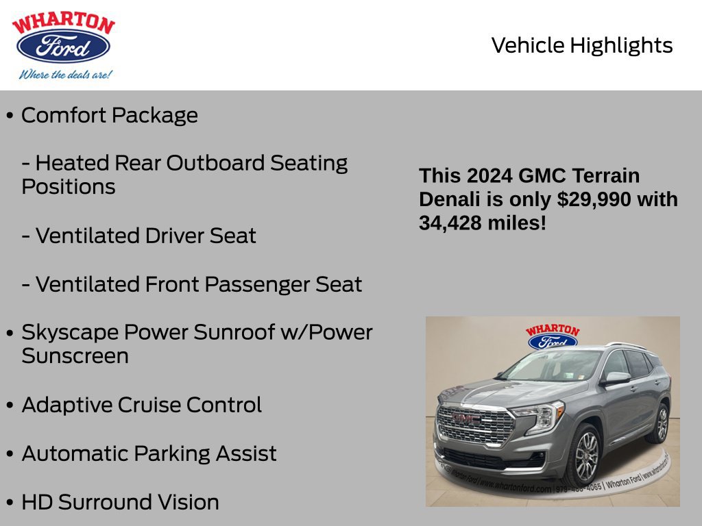 Used 2024 GMC Terrain Denali w/ Denali Premium Package AWD/4WD image 11