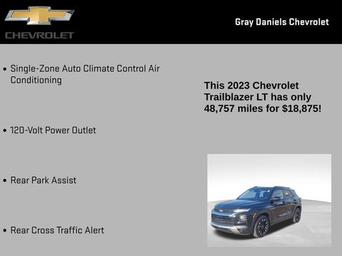 Certified 2023 Chevrolet TrailBlazer LT w/ Convenience Package image 16