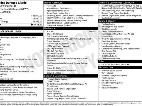 Used 2023 Dodge Durango Citadel AWD/4WD image 4