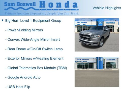 Used 2022 RAM 1500 Big Horn w/ Trailer Tow Group AWD/4WD image 8