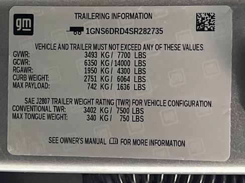 Used 2025 Chevrolet Suburban Z71 AWD/4WD image 73
