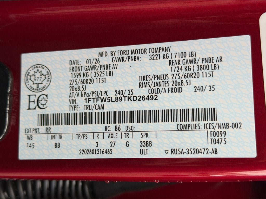 Used 2026 Ford F150 Lariat AWD/4WD image 36