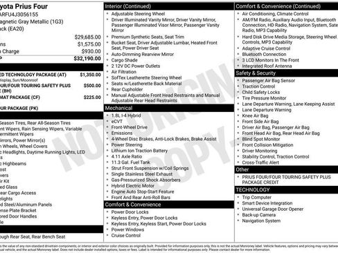 Used 2018 Toyota Prius Four w/ Advanced Technology Package FWD image 10