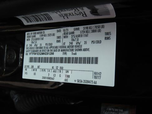 Used 2021 Ford F150 XLT w/ Equipment Group 302A High AWD/4WD image 32
