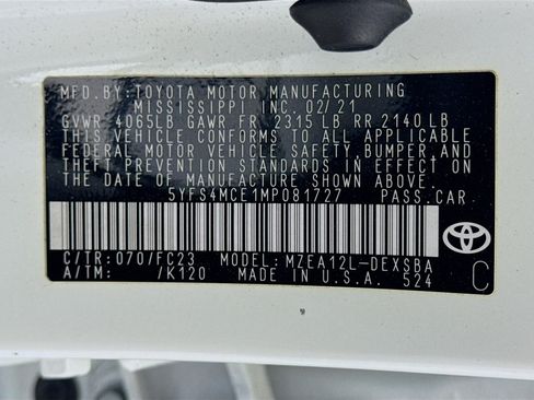 Used 2021 Toyota Corolla SE image 39