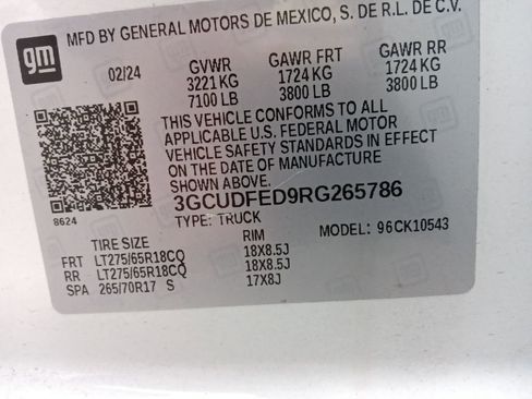 Used 2024 Chevrolet Silverado 1500 LT Trail Boss w/ Convenience Package II image 34