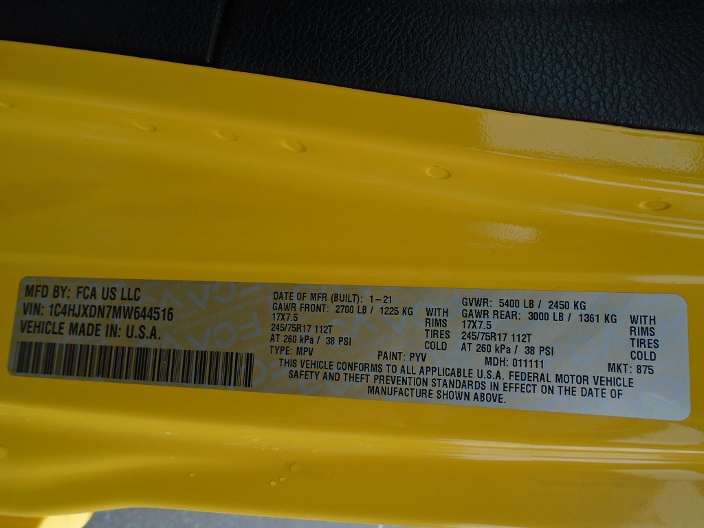 Certified 2021 Jeep Wrangler Unlimited Sport AWD/4WD image 20