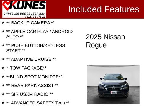 Used 2025 Nissan Rogue SV AWD/4WD image 2