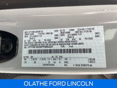 Used 2023 Ford F150 Lariat w/ Equipment Group 502A High image 28