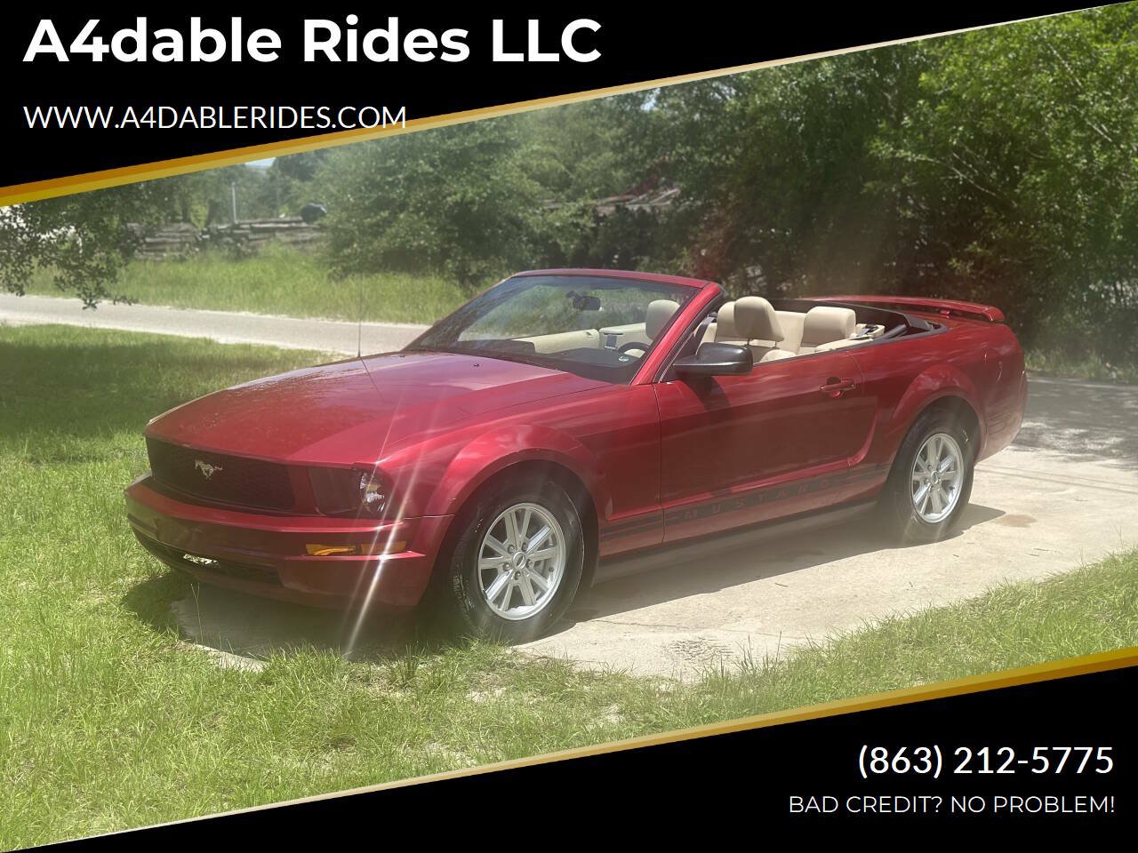 Used 2005 Ford Mustang Convertible RWD image 1